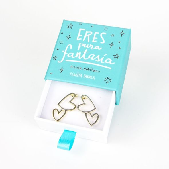 Pendientes True Love de plata