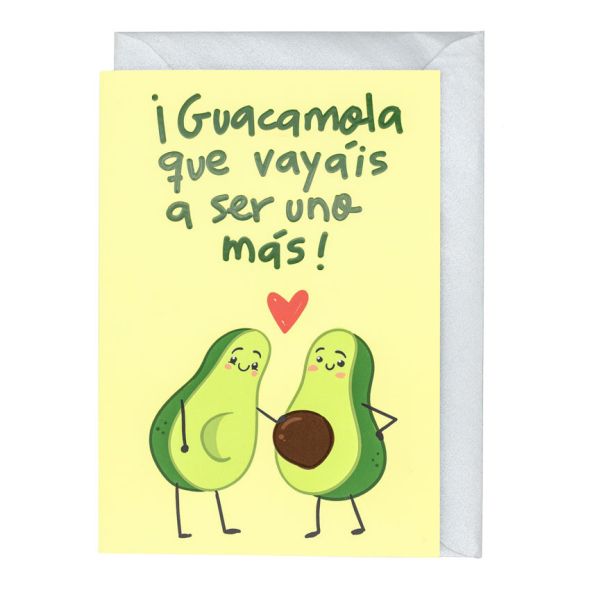 Tarjeta de felicitación - Guacamola...