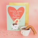 Tarjeta de felicitación - Siempre juntos como chocolate y churros - Miniaturas - 4