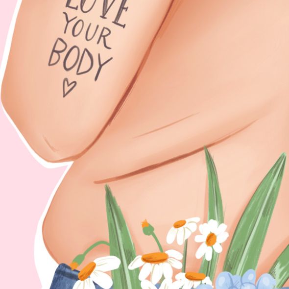 Lámina Love your Body
