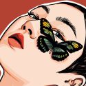 Lámina Chica Mariposa - Miniaturas - 2