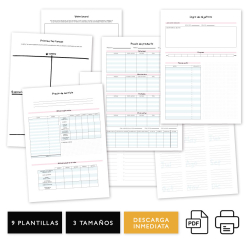 Pack Plantillas imprimibles - Kit de inicio para autónomos - Relacionados - 1