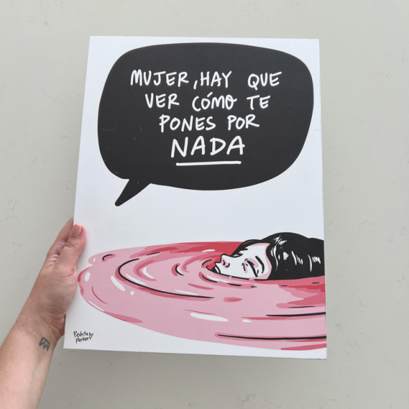 Ilustración exclusiva y solidaria...