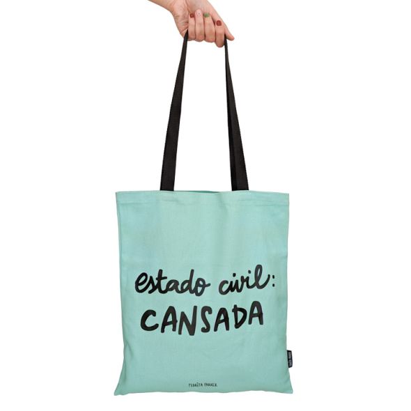 Bolsa de lona Estado civil: Cansada