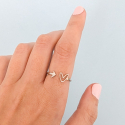 Anillo de plata Follow your heart - Miniaturas - 2