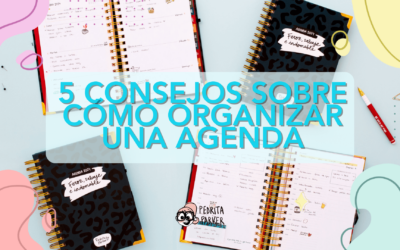 5 consejos sobre cómo organizar una agenda